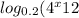 log_{0.2}( {4}^{x} + 12) \leqslant log_{0.2}(7 \times {2}^{x} )